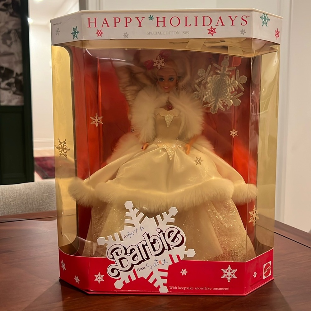 1989 Happy Holidays Barbie